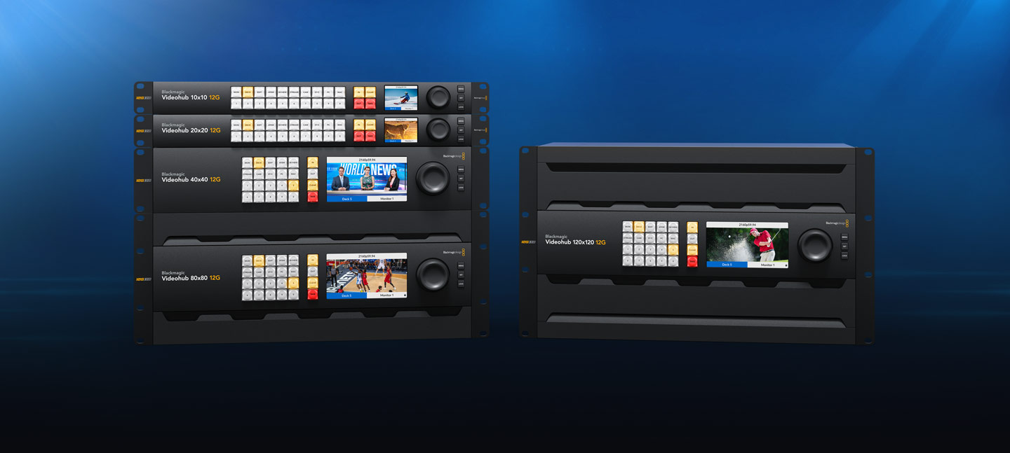 Blackmagic Videohub - Front